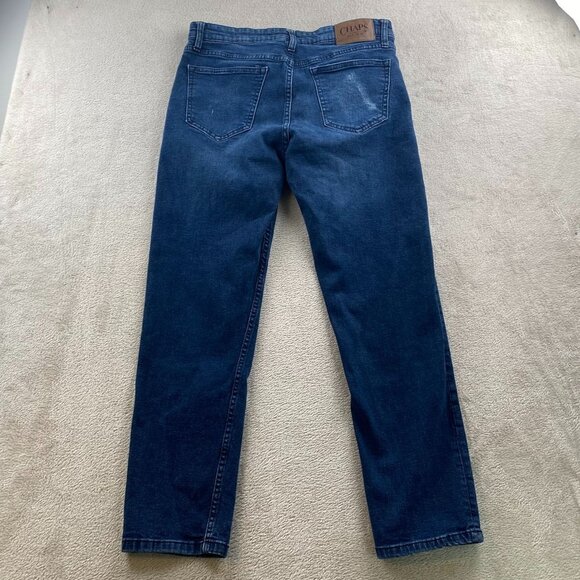 Chaps Men Jeans Size 32x30 Straight Fit Classic Blue Denim Casual Cotton Stretch - Picture 16 of 16